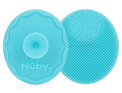 Nuby Silicone Baby Bath Brush (2-Pack, Blue)
