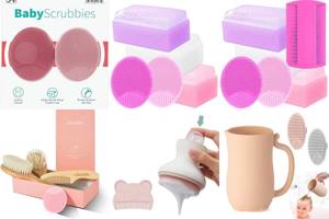 5 Adorable Pink Baby Bath Brushes You'll Love