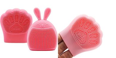 Silicone Baby Brush: Cradle Cap, Eczema & Dry Skin Relief (Pink)
