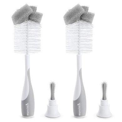 Munchkin Grey Bottle Brushes (2-pack)
