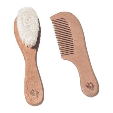 Soft Baby Wood Brush & Comb Set
