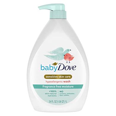 Baby Dove Sensitive Skin Fragrance-Free Wash (34 oz)
