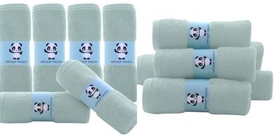 Bamboo Rayon Baby Washcloths: Ultra-Soft, Absorbent, Reusable (6-Pack)
