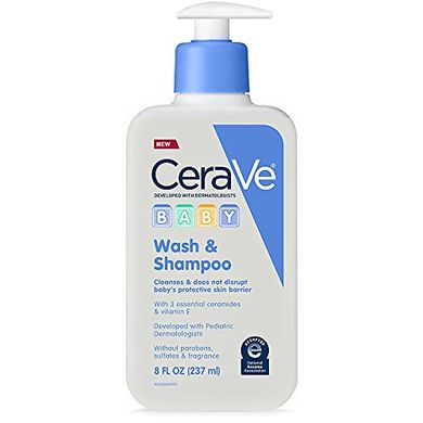 CeraVe Baby Wash & Shampoo: Fragrance, paraben, & sulfate-free.
