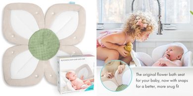 Blooming Bath Baby Seat:  Safe & Secure Tub for Infants (0-6+ Months)
