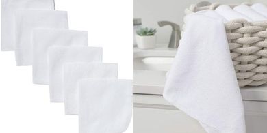 Gerber White Washcloths (6-pack)
