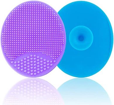 Silicone Baby & Toddler Brush (Large, Purple & Blue)
