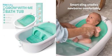 Frida Baby 4-in-1 Grow-with-Me Tub: Newborn to Toddler
