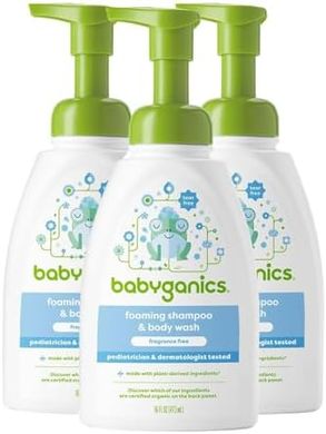 Babyganics Fragrance-Free Shampoo & Body Wash (3 x 16oz)
