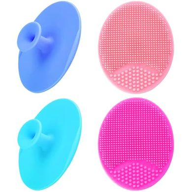 Silicone Baby Brush Set (4-piece, small): Cradle Cap & Exfoliation
