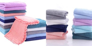 Soft, Absorbent Baby Washcloths (16-Pack, 10x10")
