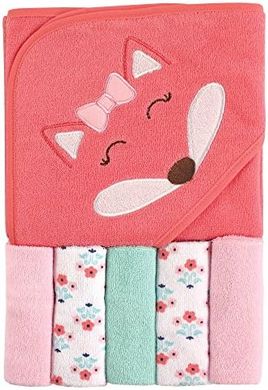 Luvable Friends Fox Hooded Towel & Washcloths Set
