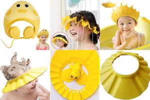 5 Adorable Yellow Baby Shower Caps