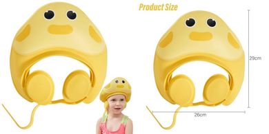 Zlongron Baby Shower Cap: Soft, Adjustable Hair Washing Shield
