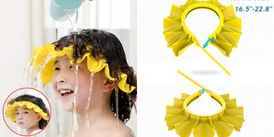 Adjustable Silicone Shower Cap for Kids (1-12 years)
