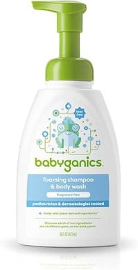 Babyganics Fragrance-Free Shampoo & Body Wash (16oz)
