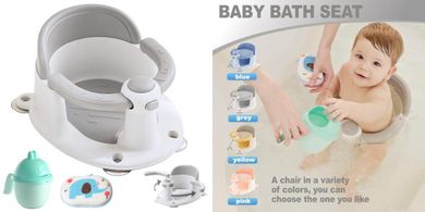 Safe & Secure Baby Bath Seat (6+ Months)
