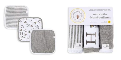 Organic Cotton Terry Washcloths: Super Soft & Absorbent