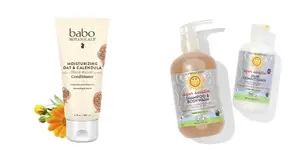 4 Soothing Baby Hair Conditioners with Calendula