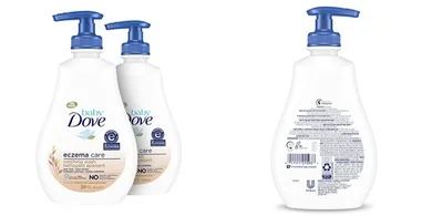 Baby Dove Soothing Eczema Body Wash (2-pack, paraben & phthalate-free)
