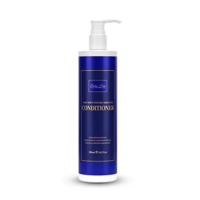 Intense Moisture Baby Hair Conditioner: Coconut, Macadamia, Hyaluronic Acid (Vegan, Sulfate-Free)