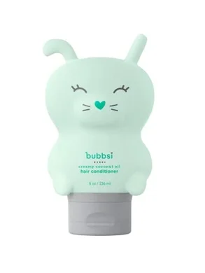 Bubbsi Kids Coconut Hair Conditioner: Organic, Sulfate-Free, Gentle