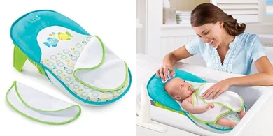 Summer Infant Teal Bath Sling: Sink & Tub Support